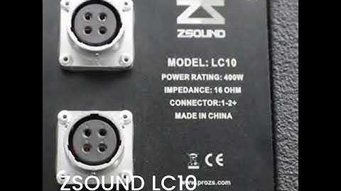 ZSOUND LC10 Coaxial Mini Line Array Speaker!