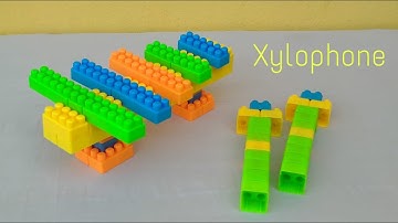 How to make a Xylophone with Building Blocks/Building Blocks for Kids/Xylophone/Blocks Games/Blocks/