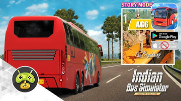 Indian Bus Simulator  Season 1 - Level 3 Gameplay | AG6