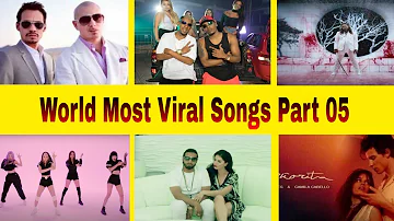 World Most Viral Songs Part 05। Music's Flow।Camila Cabello, Pitbull, BlackPink, Marshmello,Anne Mar