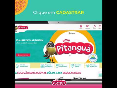 Portal Novo Pitanguá   Como fazer o cadastro do aluno