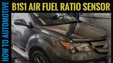How To Replace The Bank 1 Sensor 1 Air Fuel Ratio Sensor On A  Acura MDX