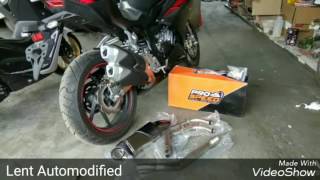 Honda new CBR250RR install prospeed viper series exhaust..
