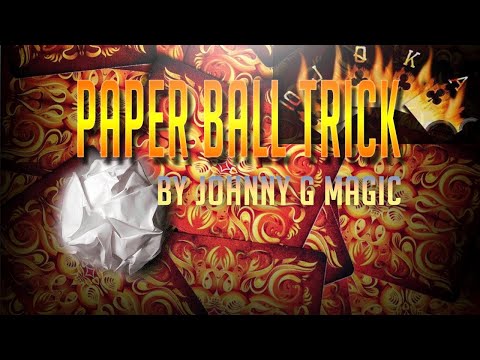 Paperball Magic Learn A Cool Trick With Paper Balls Card