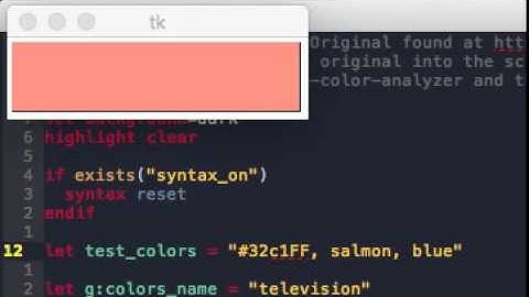vim color flash