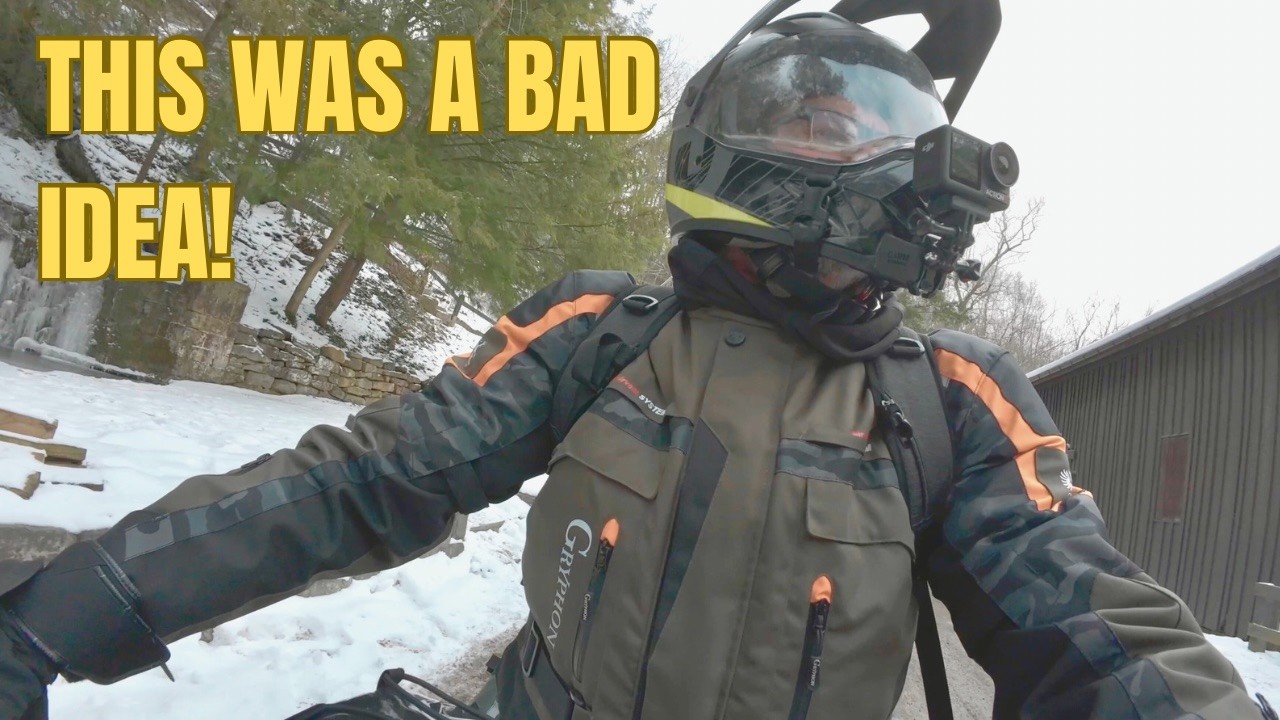 -1°F Ride Gone Wrong — Frozen Ride, Dead Bike & Dropping on Ice!
