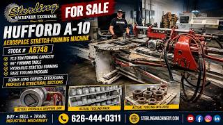 Hufford A-10 17.5-Ton Aerospace Stretch-Wrap Forming Machine | Stock A6748