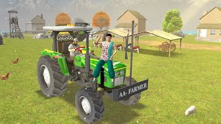 Farmer Tractor game tractor trolley game farming heavy driver game play classic Farming game  screenshot 1