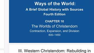 10.3 Western Christendom: Rebuilding in the Wake of Roman Collapse