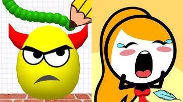 Draw To Smash Logic Puzzle VS Save Her Satisfying ASMR Gameplay (Android, ios) (New Update)