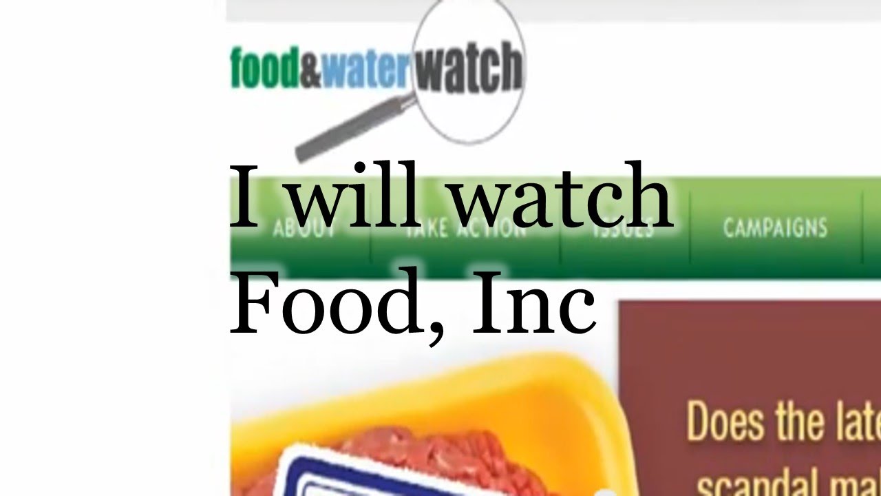 Because I said I would Week 15 of 52 Promises, "I will watch Food