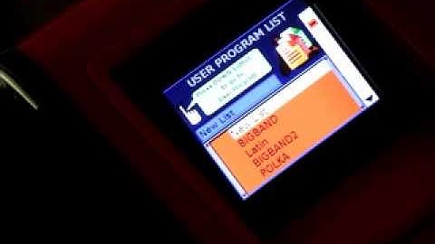 Roland 8X V Accordion - user programs, lists and menus discussion
