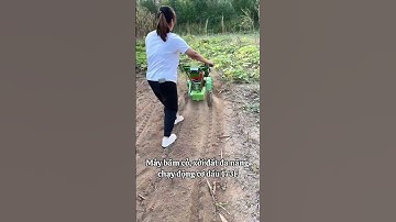 Máy xới đất đa năng, máy băm cỏ tự hành chạy dầu 173F #nông_nghiệp #may #xuhuong