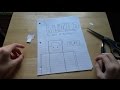 HOW TO MAKE A PAPER GAME! HOW TO MAKE A PAPER GAME!