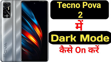 How to enable dark mode in Tecno Pova 2 || Tecno Pova 2 me dark mode kaise on kare ||