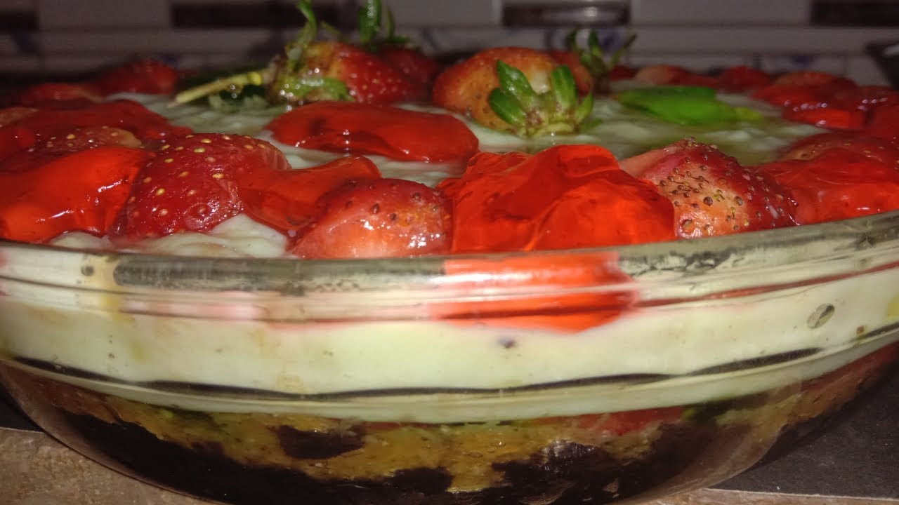 Strawberry blossom Dessert Recipe By Spicy Food Kitchen YouTube