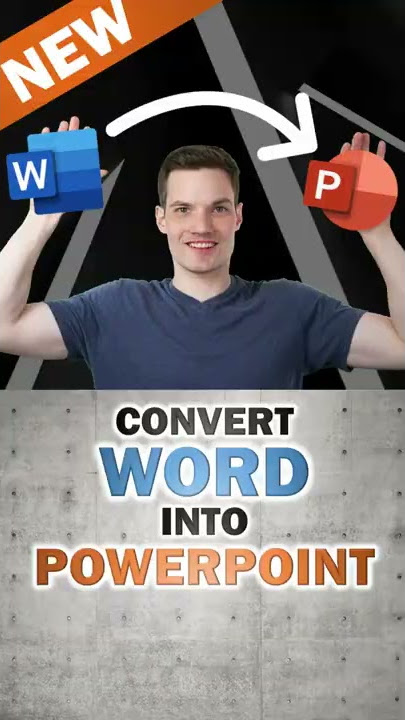 🆕 How to Convert Word doc into PowerPoint