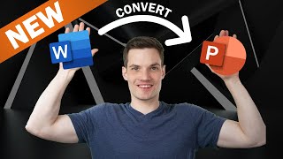 🆕 كيفية تحويل مستند Word إلى PowerPoint