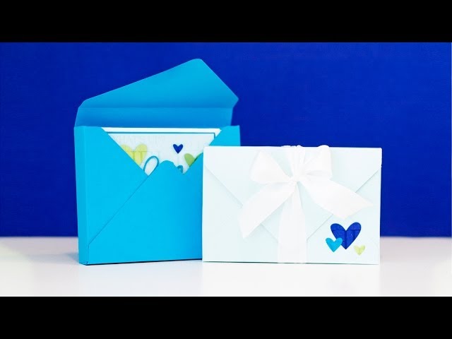 Note Card size Envelope Punch Board Box