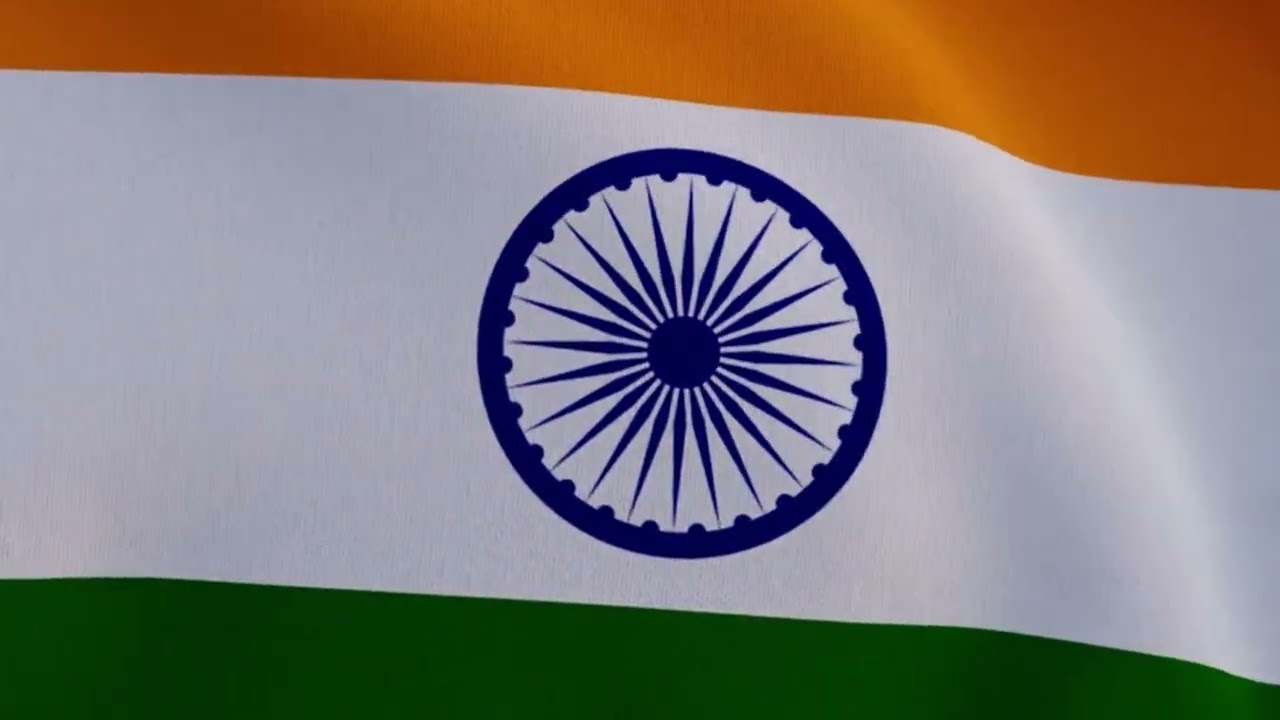 INDIAN FLAG WAVING BACKGROUND FOR VIDEOS ||
