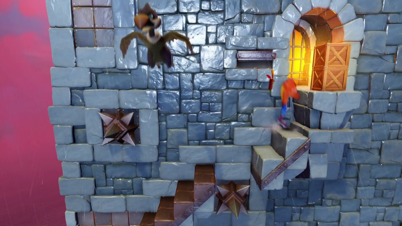 ゆうやけはいきょ （旧 あらしのこじょう ）ダイヤ【クラッシュ・バンディクー　ブッとび３段もり！】