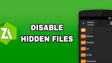 How To Disable Show Hidden Files On ZArchiver App