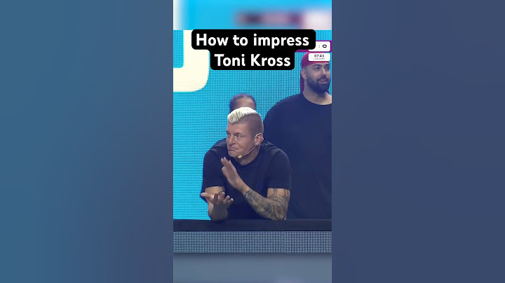 Even Toni Kross was impressed 🤯