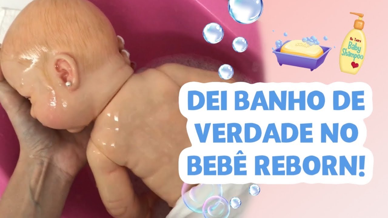 Bebe Reborn que Pode dar Banho - Dondoquinha Reborn - Bebê Reborn