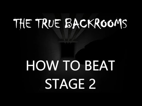 The True Backrooms Roblox Stage 2 Map