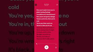 Hot N Cold by Katy Perry-sped up with lyrics Resimi