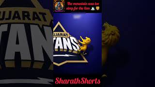 The mountain was too steep for the lion 🏔️🦁#gtwin #gt #ipl #cricket #sharathshorts #shorts #trending