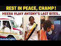 A Heartbreaking Farewell: Vijay Antony's Grief Evident at Daughter Meera's Final Rites