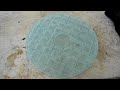 Casting a light weight telescope mirror (all steps in the process)