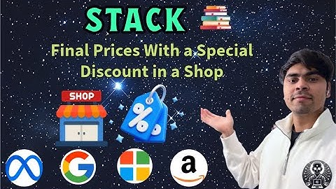 LeetCode 1475 | Final Prices with a Special Discount in a Shop | Python | AlgoYogi