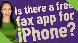 Is there a free fax app for iPhone?