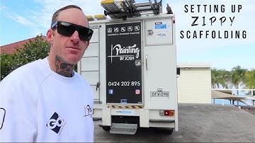 SETTING UP ZIPPY SCAFFOLDING