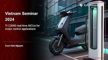 TI C2000 real-time MCUs for motor control applications (Vietnamese)
