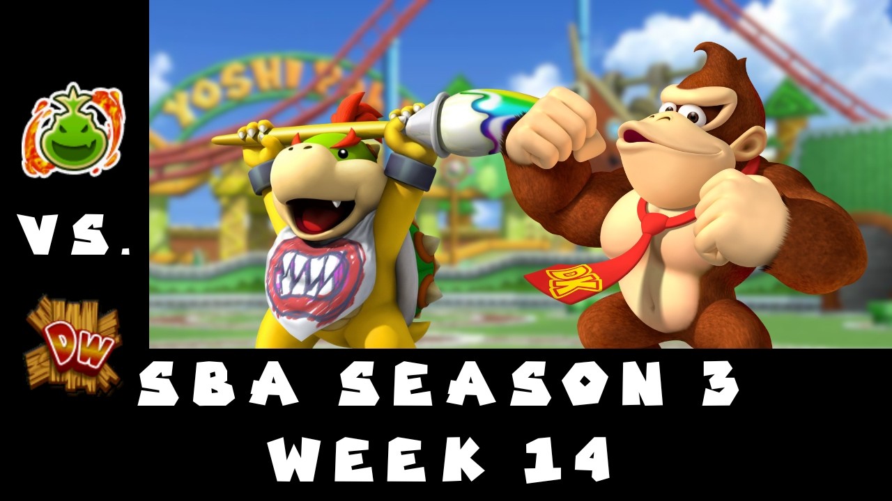 SBA S3 Week 14: Bowser Jr. Rookies vs. DK Wilds