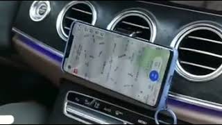 Ventaglio magnetico per auto Supporto per telefono cellulare nero Video