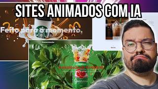 CONSTRUÍ SITES ANIMADOS DE PRODUTOS FAMOSOS USANDO IA QUE CUSTARIAM MILHARES DE REAIS (ANTIGRAVITY)