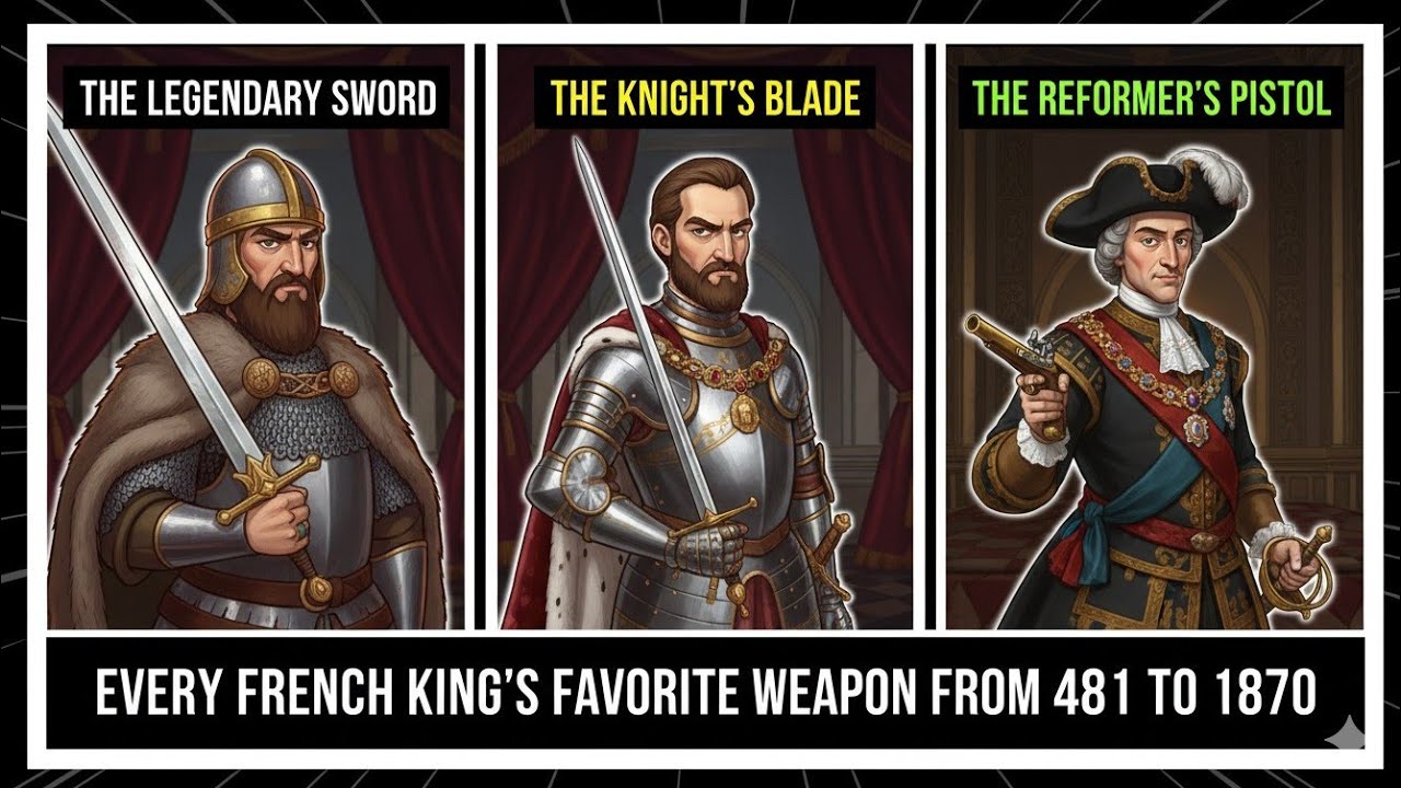 Every French King's Favorite Weapon Explained from 481 to 1870