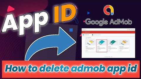 How to delete admob app id🔥🔥🔥