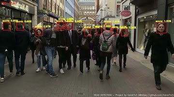 Head Detection Model Inference Results