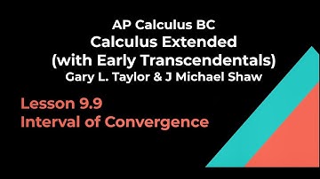 AP Calculus BC (E.T.) Lesson 9.9