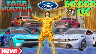 OMG😱60.000UC F/FORD MUSTANG BEST CARS 🔥PUBG MOBILE 