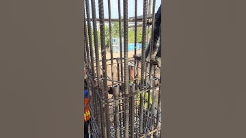 Stirrup column rebar work #shorts #construction #construction #engineering #skills