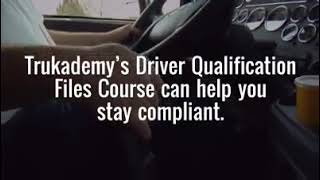 Details Trukademy's driver qualification files course can help you stay compliant News