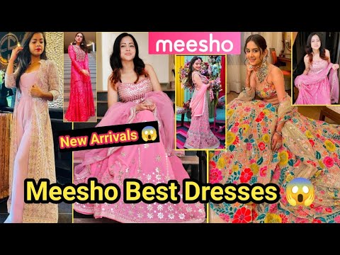Meesho Haul | Meesho Partywear Dress/Jumpsuit Haul💃Meesho Designer Gown ...