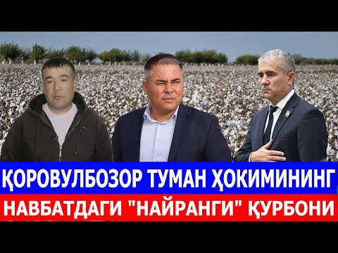 ҚОРОВУЛБОЗОР ТУМАН ҲОКИМИНИНГ