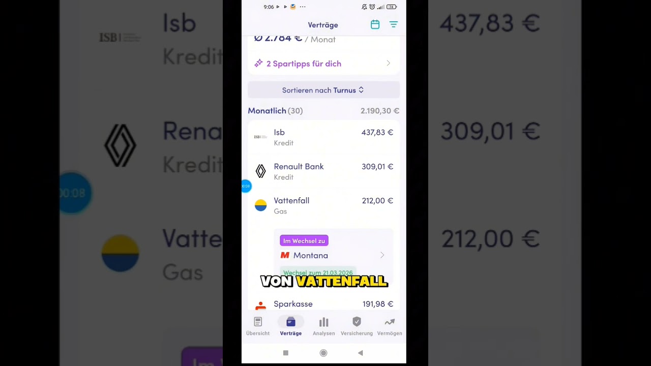 500€ Ersparnis in unter 1. Minute